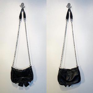 Black Leather Steve Madden Crossbody Bag